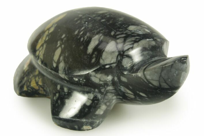 Carved Picasso Marble Turtle - Utah #366310